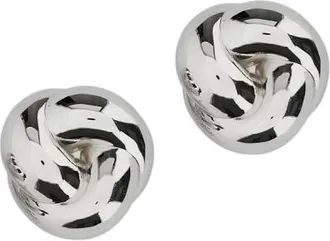 Self Portrait Knot Earrings - female - Self Portrait - Earrings - Gray - ONE SIZE - Accessories