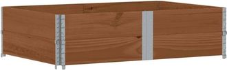 vidaXL Garden Planter Brown 150x100 cm Solid Wood Pine vidaXL