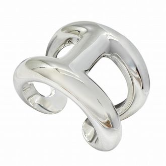 Herm&egrave;s Silver Silver 925 Band Ring (Pre-Owned)