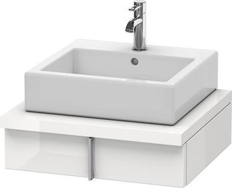 Duravit Duravit Vero M&oacute;dulo De Lavabo Para Consola, 6560, 1 Caj&oacute;n, 600 Mm, Color (frente/cuerpo): Laca Blanca De Alto Brillo - Ve656008585