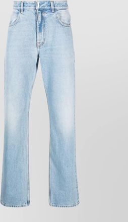 Givenchy mid-rise straight leg denim trousers