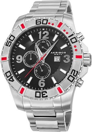 Akribos XXIV Black Matte Mens Watch AK671SSB