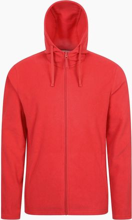 Mountain Warehouse Mens Mountain Warehouse Mens Camber Fleece Full Zip Hoodie - Active Red - Size: 44