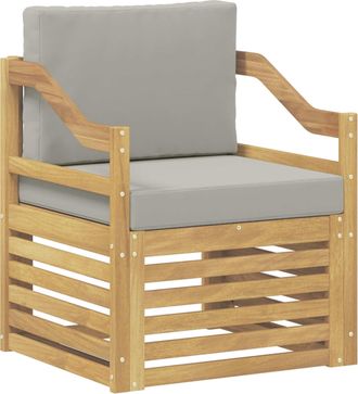 vidaXL Conjunto De Sof&aacute;s De Exterior Poli&eacute;ster Blanco Vidaxl