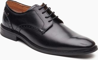 base Mens Base London Eton Lace Up Leather Mens Black Lace-Up Shoes - Size: 10