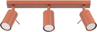Sollux Lighting Lámpara de techo ocre rojo acero alt. 45 cm