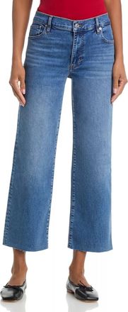 Frame Denim Womens The Mellow Mid Rise Ankle Jeans In Canals Raw After