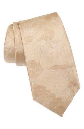 Calvin Klein Linda Floral Tie in Taupe at Nordstrom Rack