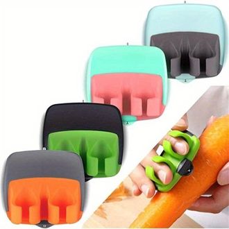 OEM Pelador De Dedos Multifuncional Y Cortador De Verduras: Un Innovador Ayudante De Cocina Para Pelar Y Cortar Frutas Y Verduras De Forma Segura - Crezuo