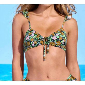 Maaji Blossom Jadie Underwire Bikini Top In Green