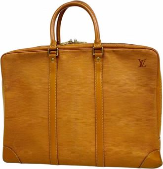 Louis Vuitton Gold Cipango Briefcase (Pre-Owned)