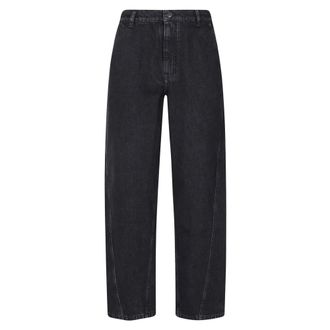 Maison Kitsun&eacute; Jeans Tapered - Jeans - Mujer - Negro - W25