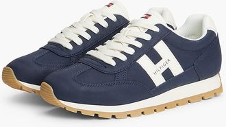 Tommy Hilfiger Womens Hilfiger H-Logo Runner Sneaker - Blue - US 6.5 / EU 37