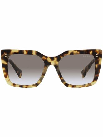 Miu Miu Eyewear square-frame sunglasses - women - Acetate - 53 - Green