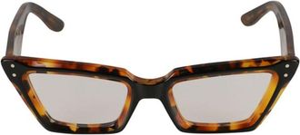 K&agrave;dor Alexandra Angular Rectangular Tortoiseshell Sunglasses