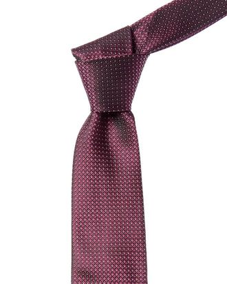 Canali Purple Silk Tie