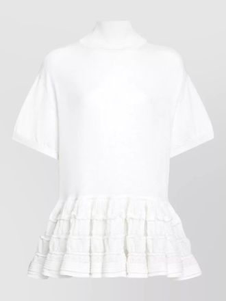 Alaia virgin wool knit top