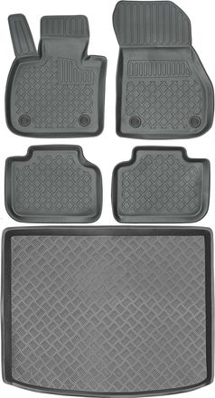 OEM Bmw Serie 2 F45 Active Tourer Minivan (2019) - Juego De Alfombrillas Para Coche + Alfombrilla Para Maletero