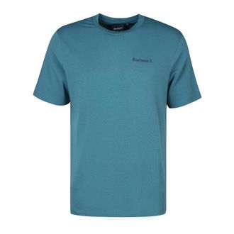 Barbour Heren, Tops, Blauw, Maat: M Katoen