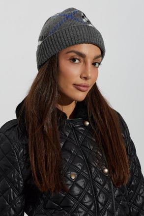 Burberry Cashmere Beanie, Unisex, Grey