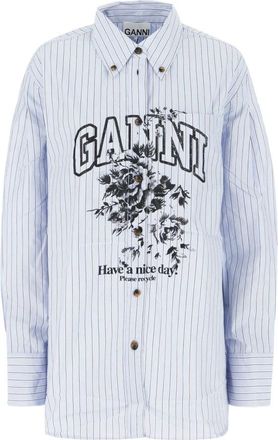 Ganni Camicie - Dames - Overhemden - Veelkleurig - XS - Overhemden