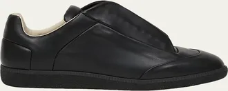 Maison Margiela Mens Future Soft Calfskin Mid-Top Sneakers