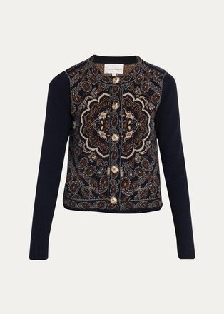 Cara Cara Alesia Paisley Jacquard Jacket