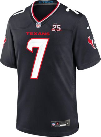 Nike C.J. Stroud Houston Texans 25th Season Nike Mens NFL Game Jersey in Blue | 67NM0B9F9HF-K9F