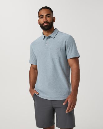 Vuori Clothing Ace Polo | Raindrop | Medium