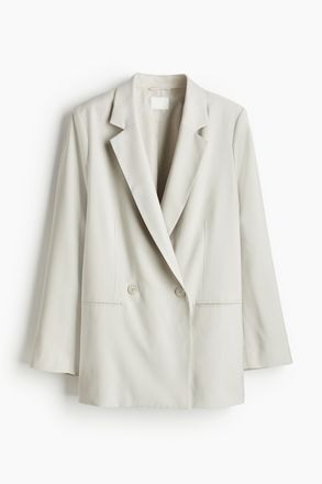 H&M Zweireihiger Blazer - Grau