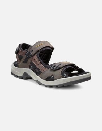 Ecco Ecco Mens Yucatan Mens Rip Tape Fastening Sandals - Brown - Size: 10.5