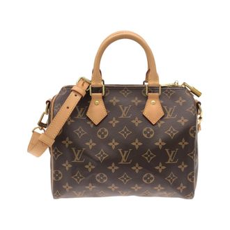 Louis Vuitton Brown Coated Canvas Boston Bag (Pre-Owned)