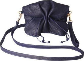 Carlos Falchi Mini Butterfly Lambskin Bag in Navy at Nordstrom