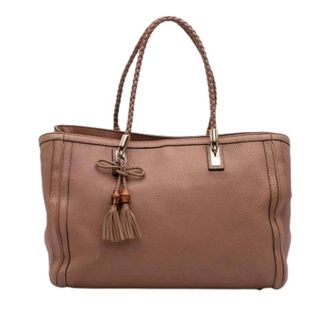 Gucci Pre-owned Handbags, female, Brown, Size: ONE SIZE Pre-owned Bella Tote