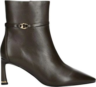 Coccinelle C-Look Enkellaarsjes - Dames - Schoenen - Bruin - Maat: 40 EU Zijde
