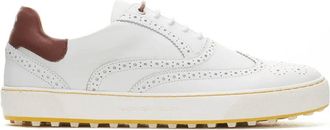 Duca Del Cosma Mens Regent Leather Golf Shoes - White - UK 9