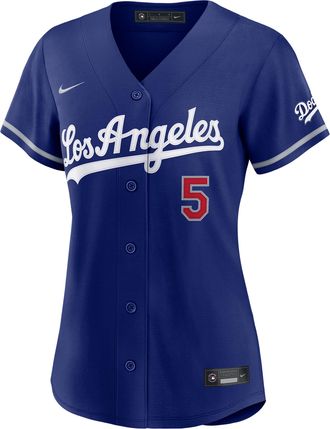 Nike Freddie Freeman Los Angeles Dodgers Nike Womens MLB Stadium Jersey in Blue | RW260IQALD9-E4Y