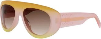 Celine Triomphe Stamp Zonnebril - unisex - Zonnebrillen - Roze - ONE Size - Accessoires