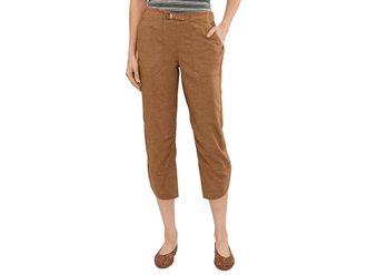 Royal Robbins Hempline Capris Womens Outerwear Pecan : 16 R, Cotton/Elastane