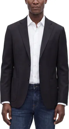 Corneliani Cc Collection Virgin Wool Slim Fit Semi-Lined Blazer
