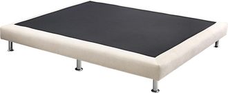 Colchones Aznar Base Tapizada Deco Tejido Antimanchas 3d Transpirable Estructura De Madera Beige - 105x190 Cm