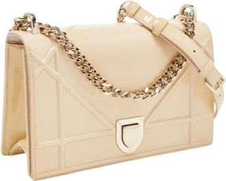Dior Pre-owned Diorama Schoudertas - Dames - Vintage Schoudertas - Beige - ONE Size - Leer - Vintage