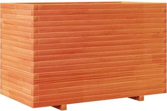 vidaXL Vidaxl - Garden Planter Wax Brown 110x60x72 cm Solid Wood Pine