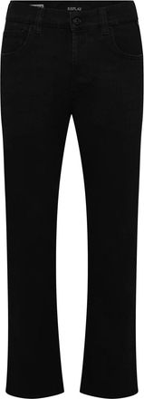 Replay Womens Cropped Jeans in Black Cotton - Size 25W/30L