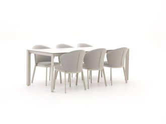 Bellagio la vita attrattiva Bellagio San Lupo/Sestino 220cm dining tuinset 7-delig