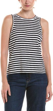 Nic+Zoe Nic & Zoe Stripe Cape Rib Tank