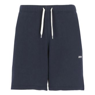 Autry Casual Shorts, male, Blue, Size: XL Drawstring Shorts