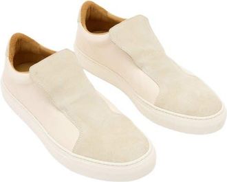 John Varvatos Reed Laceless Low Top Sneaker in Faded Twine at Nordstrom, Size 10.5