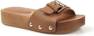 Zigi Soho Ninnah Leather Slide Sandal in Tanlt at Nordstrom, Size 10