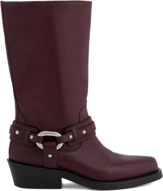 Paco Rabanne XL Link bikerlaarzen - Rood